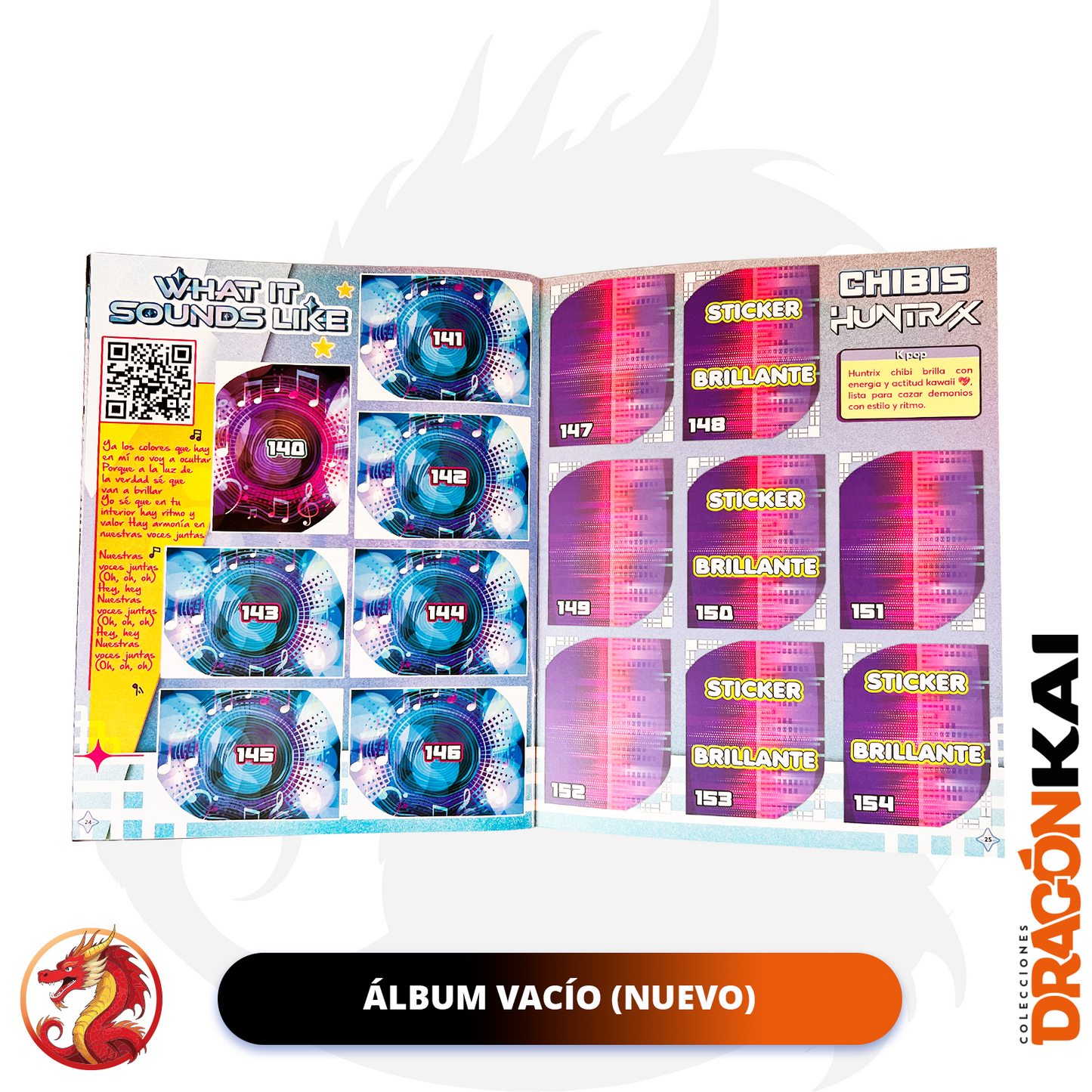 Álbum Saja Boys (Editorial Woow Stickers) + Set completo a pegar