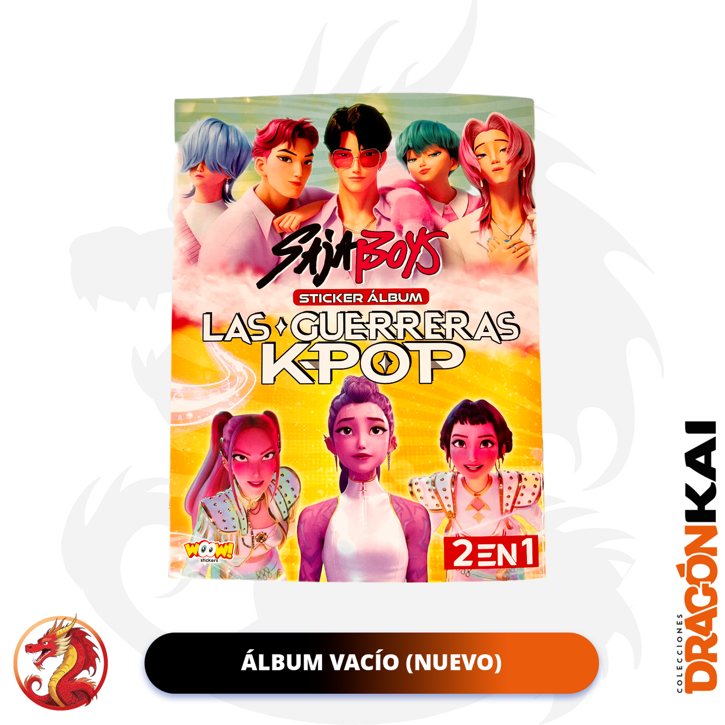 Álbum Saja Boys (Editorial Woow Stickers) + Set completo a pegar