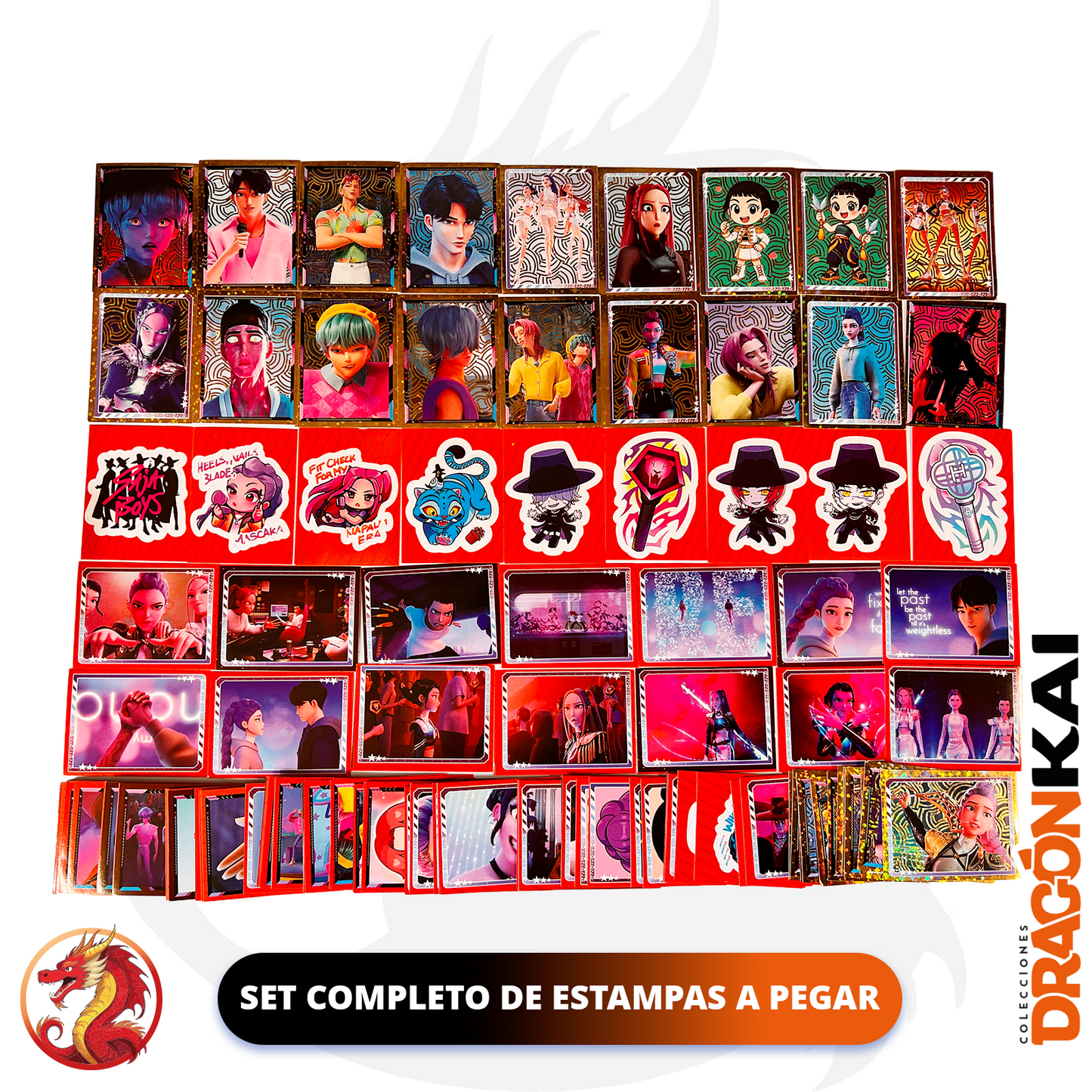 Álbum Saja Boys (Editorial Woow Stickers) + Set completo a pegar