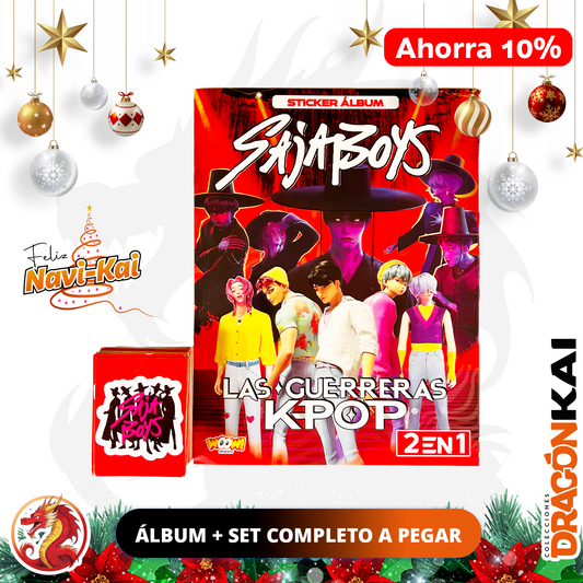 Álbum Saja Boys (Editorial Woow Stickers) + Set completo a pegar