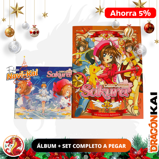 Álbum Sakura: Colección Definitiva + Set completo a pegar + Cartas Clow, Sakura y Clear
