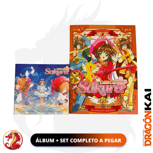 PRE VENTA: Álbum Sakura: Colección Definitiva + Set completo a pegar + Cartas Clow, Sakura y Clear