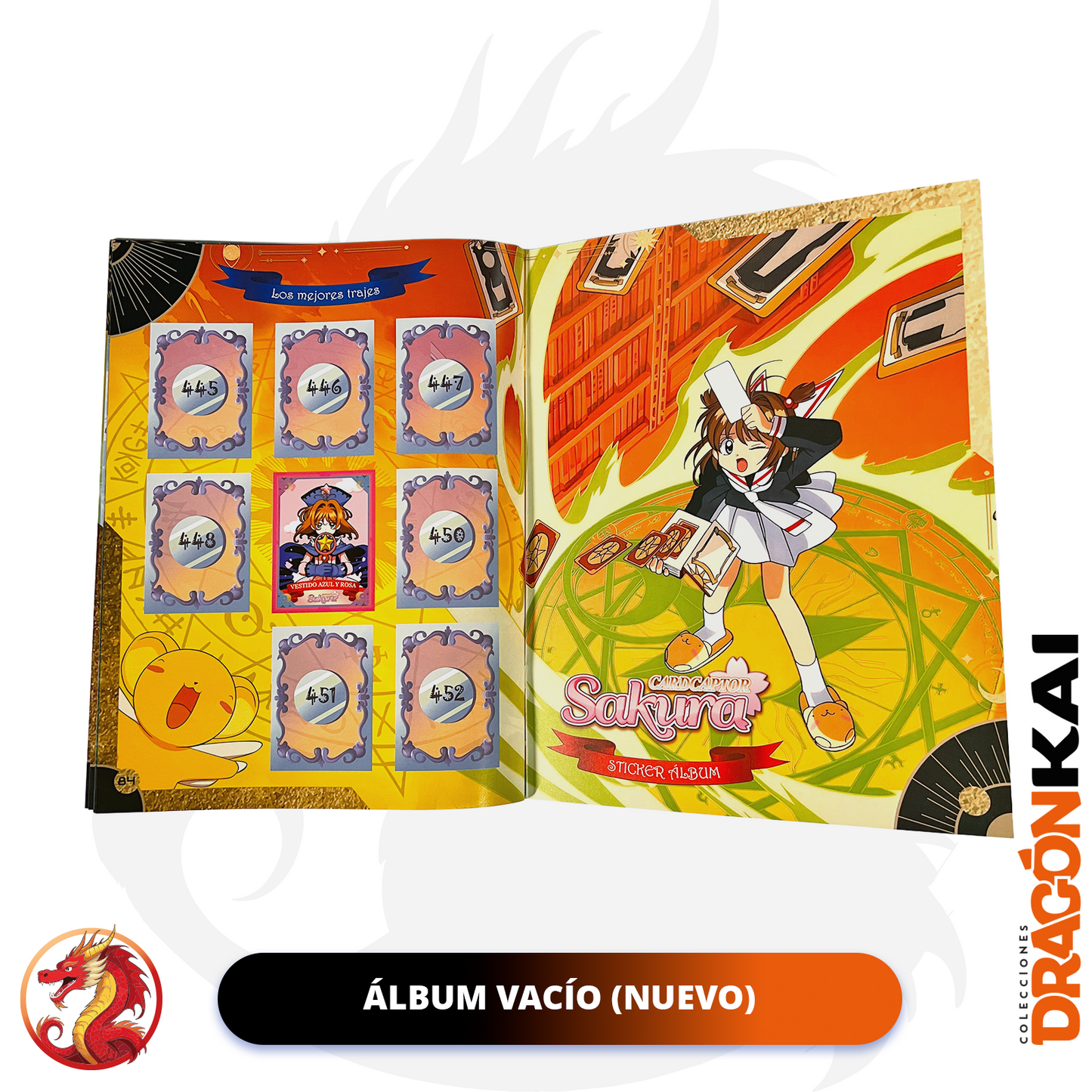 Álbum Sakura: Colección Definitiva + Set completo a pegar + Cartas Clow, Sakura y Clear