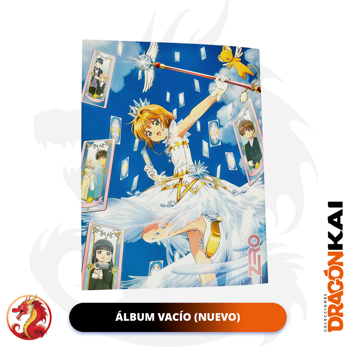 Álbum Sakura: Colección Definitiva + Set completo a pegar + Cartas Clow, Sakura y Clear