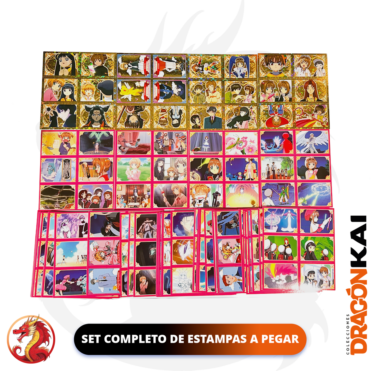 Álbum Sakura: Colección Definitiva + Set completo a pegar + Cartas Clow, Sakura y Clear