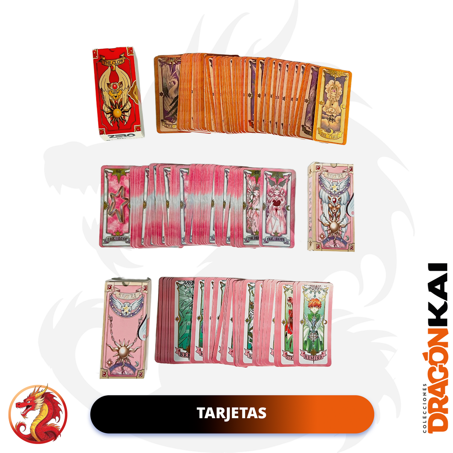 Álbum Sakura: Colección Definitiva + Set completo a pegar + Cartas Clow, Sakura y Clear