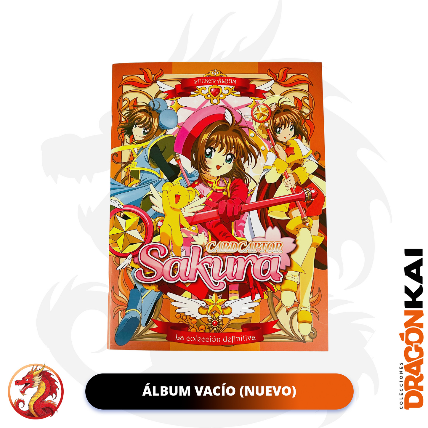 Álbum Sakura: Colección Definitiva + Set completo a pegar + Cartas Clow, Sakura y Clear