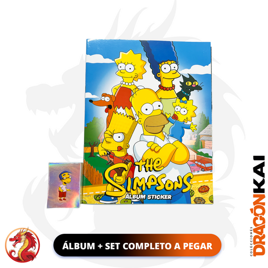 Álbum Los Simpsons + Set completo a pegar
