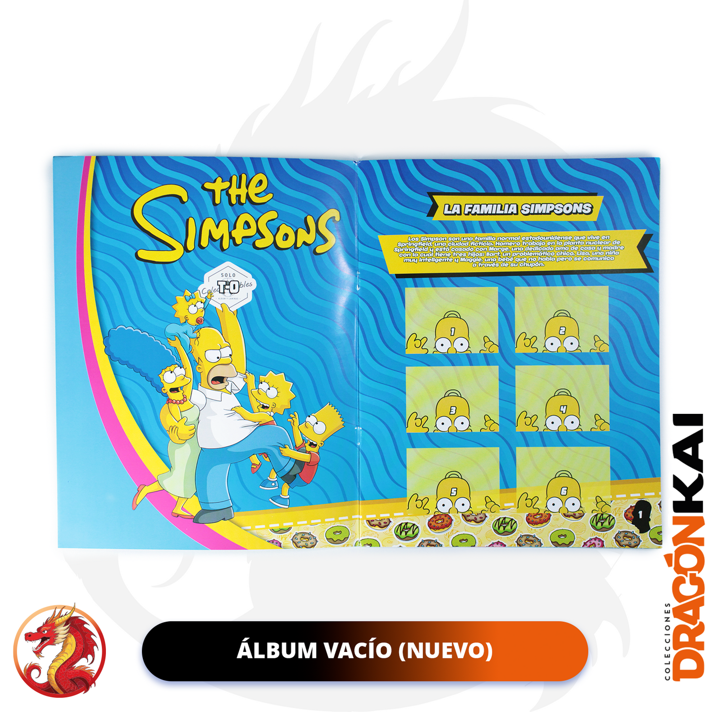 Álbum Los Simpsons + Set completo a pegar