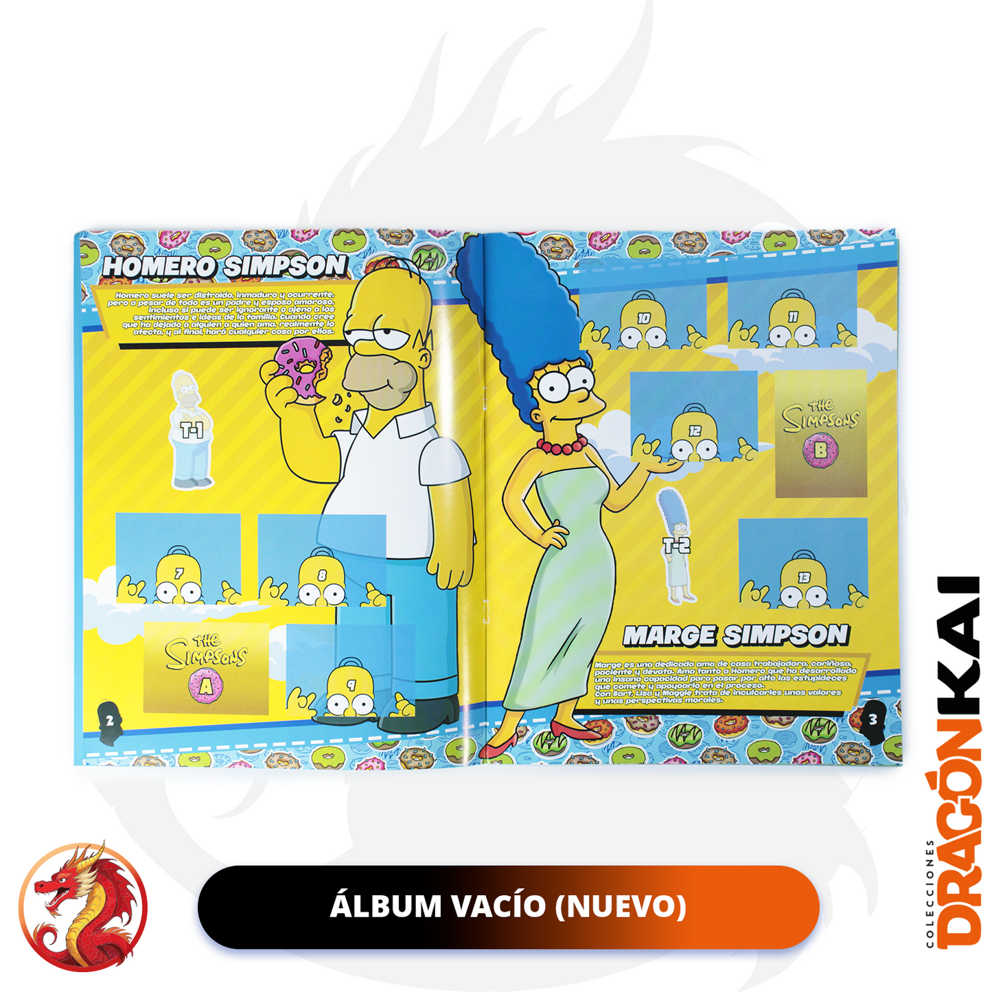 Álbum Los Simpsons + Set completo a pegar