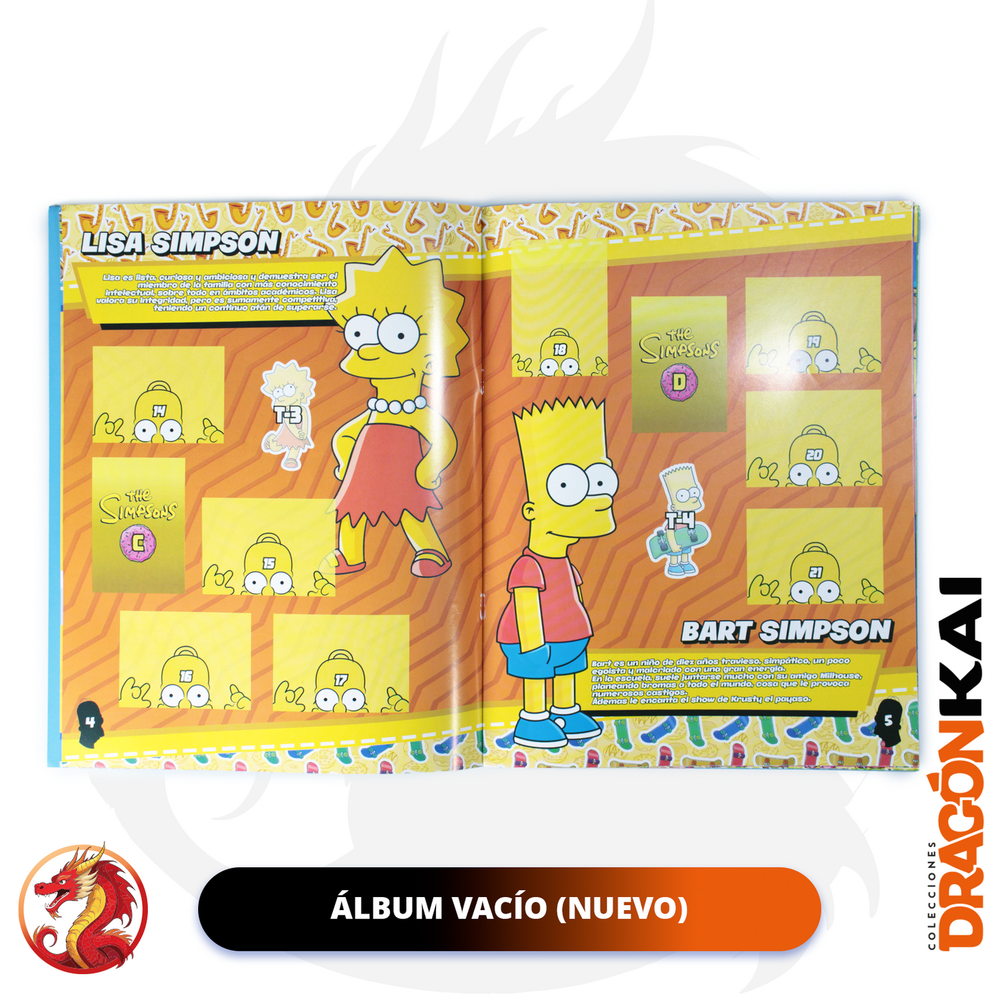 Álbum Los Simpsons + Set completo a pegar