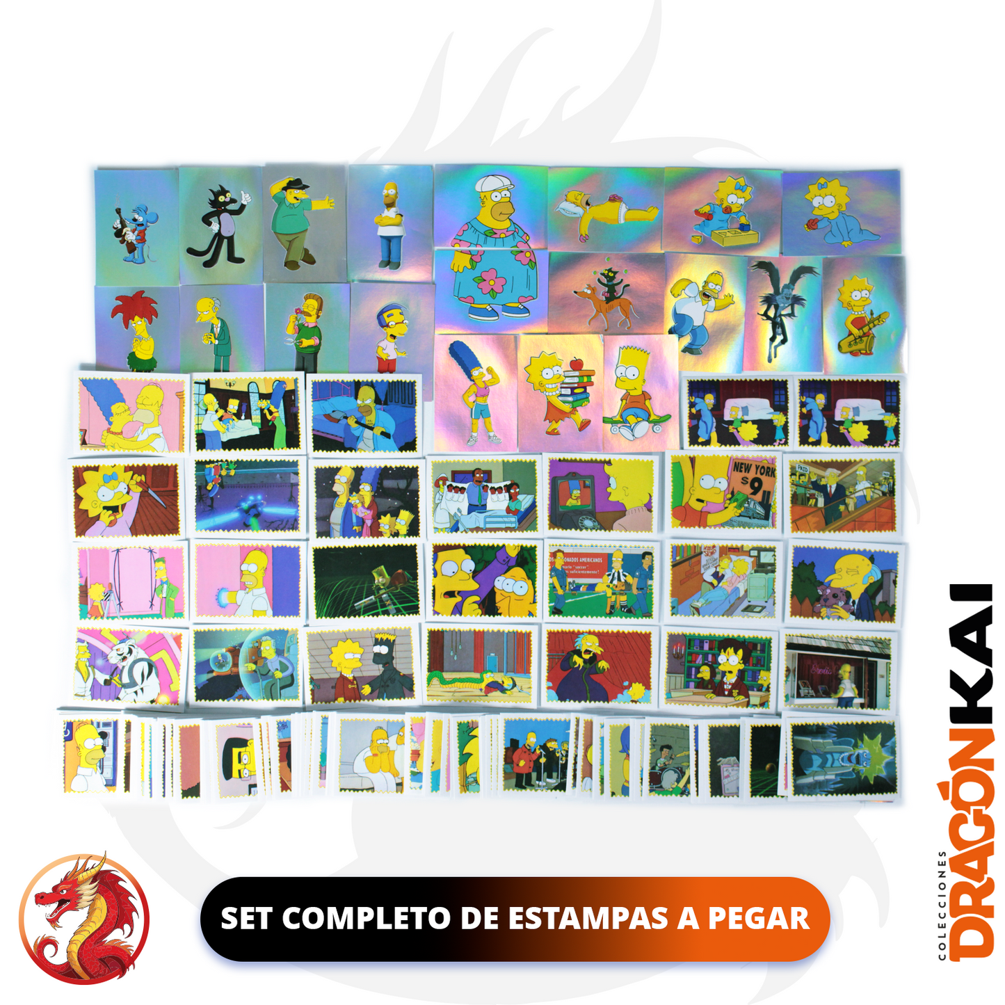 Álbum Los Simpsons + Set completo a pegar