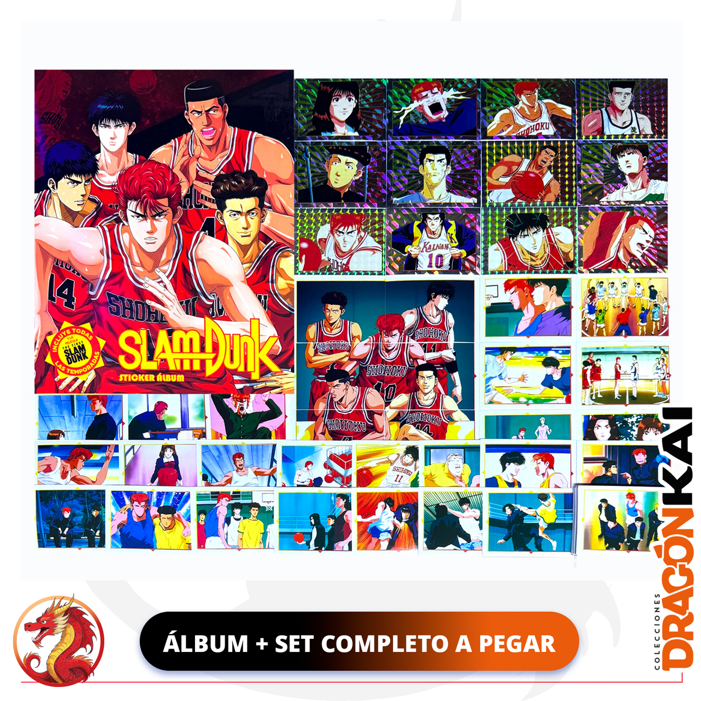 Álbum Slam Dunk + Set completo a pegar