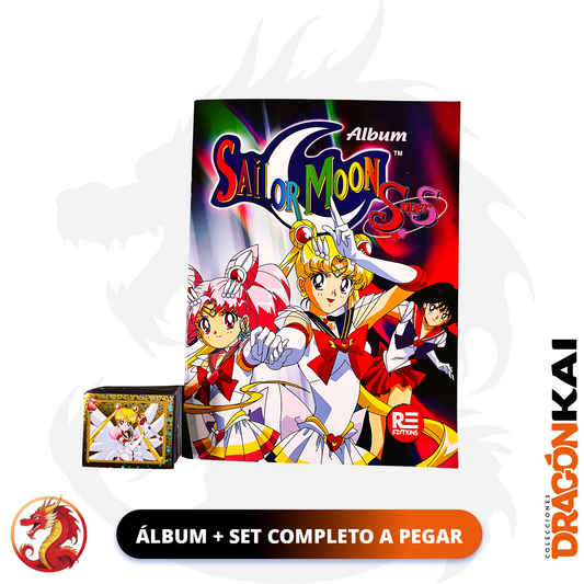 Álbum Sailor Moon Super S (Re. Salo) + Set completo a pegar