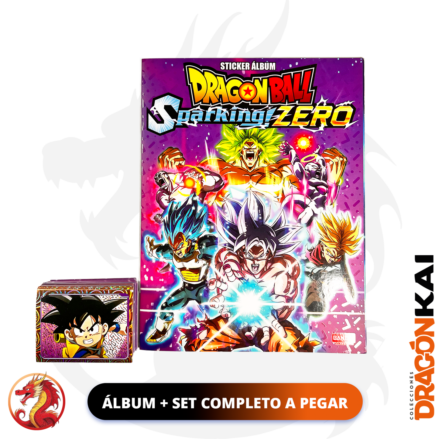 Álbum Dragon Ball Sparking Zero + Set Completo a pegar
