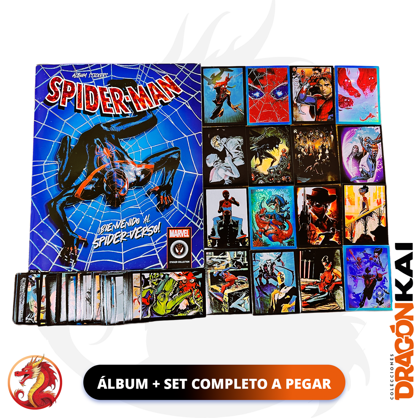 Álbum Spider-Man: Spiderverse (Re. Panini) + Set completo a pegar