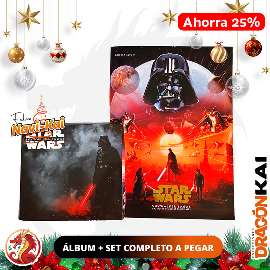 Álbum Star Wars: Todas las películas + Set completo a pegar