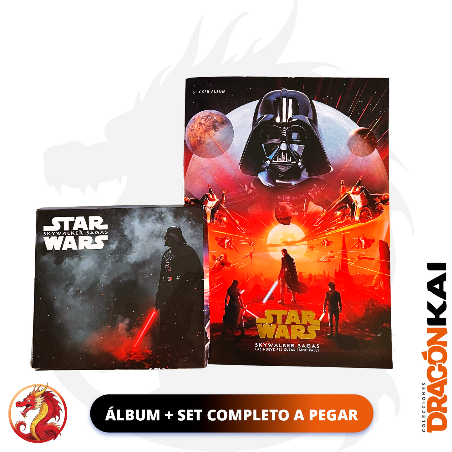 Álbum Star Wars: Todas las películas + Set completo a pegar