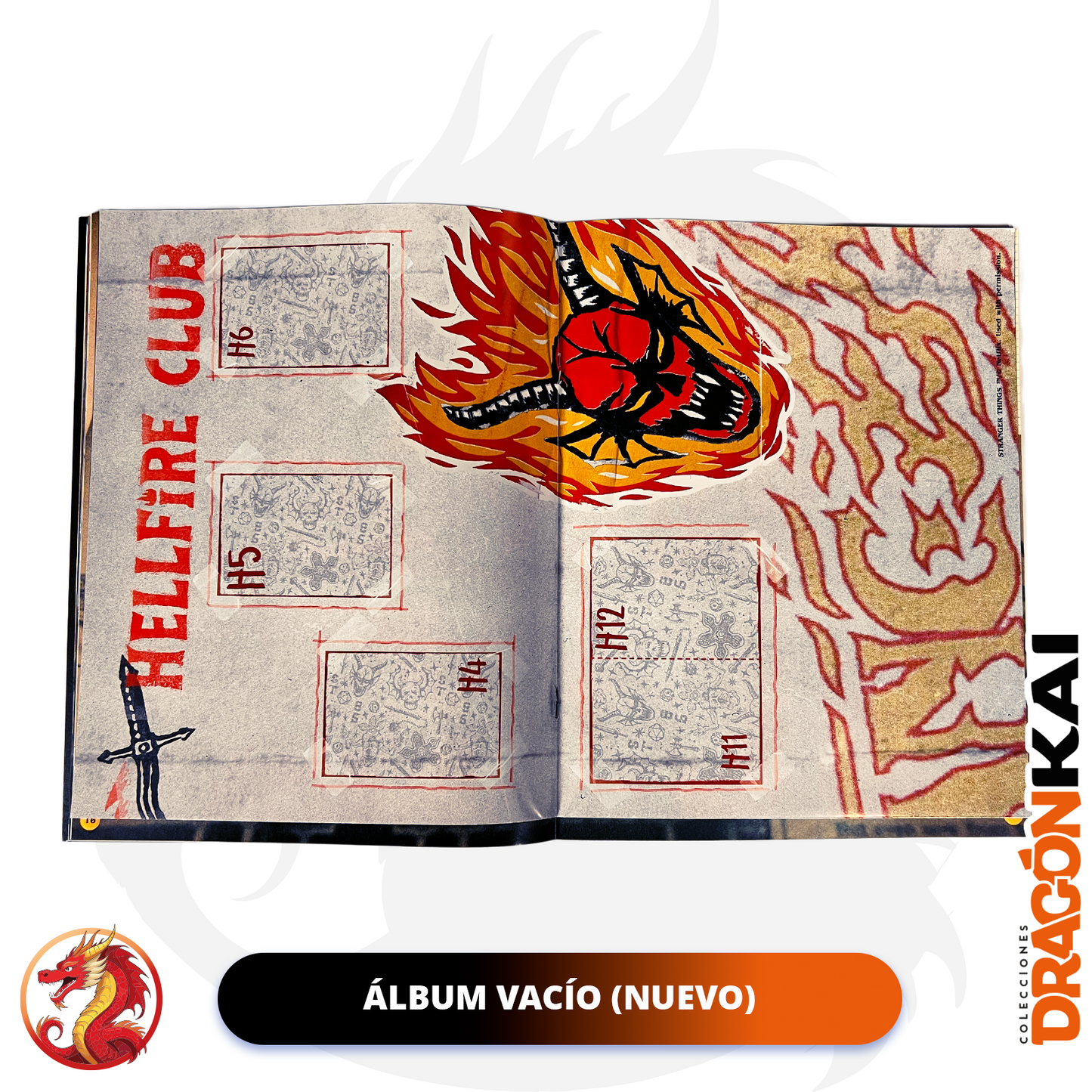 Álbum Stranger Things (Panini 2024) + Set completo a pegar