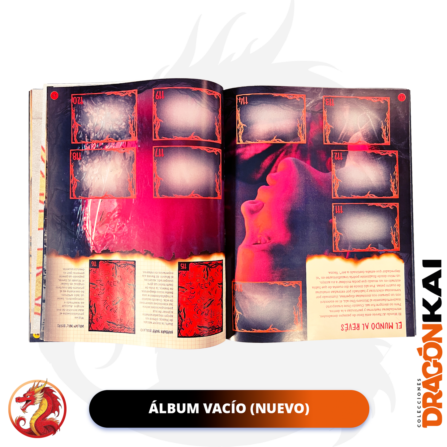 Álbum Stranger Things (Panini 2024) + Set completo a pegar