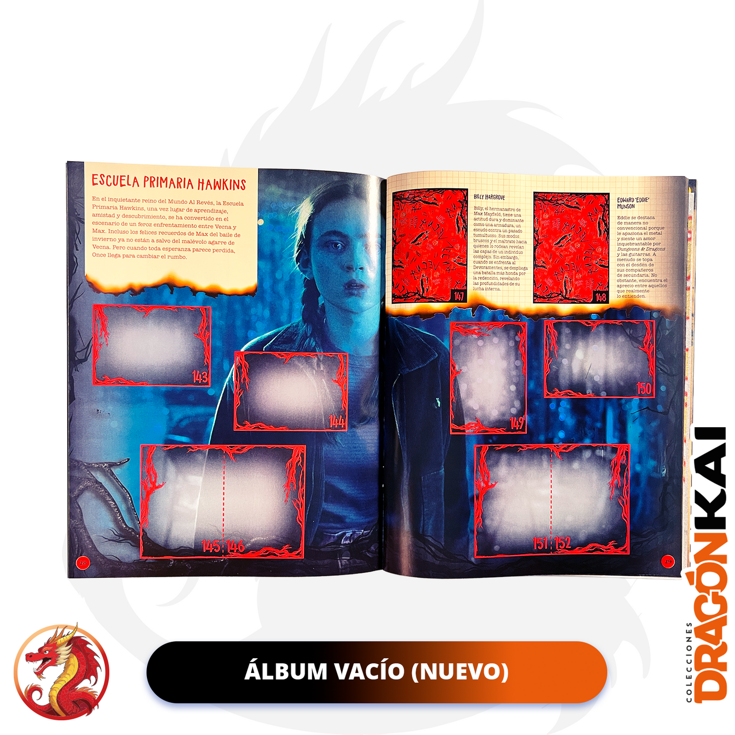 Álbum Stranger Things (Panini 2024) + Set completo a pegar