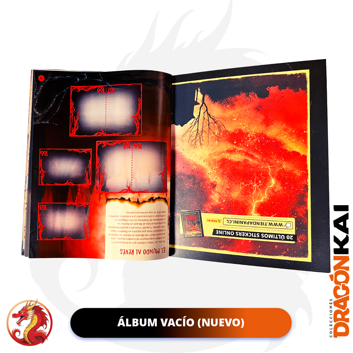 Álbum Stranger Things (Panini 2024) + Set completo a pegar