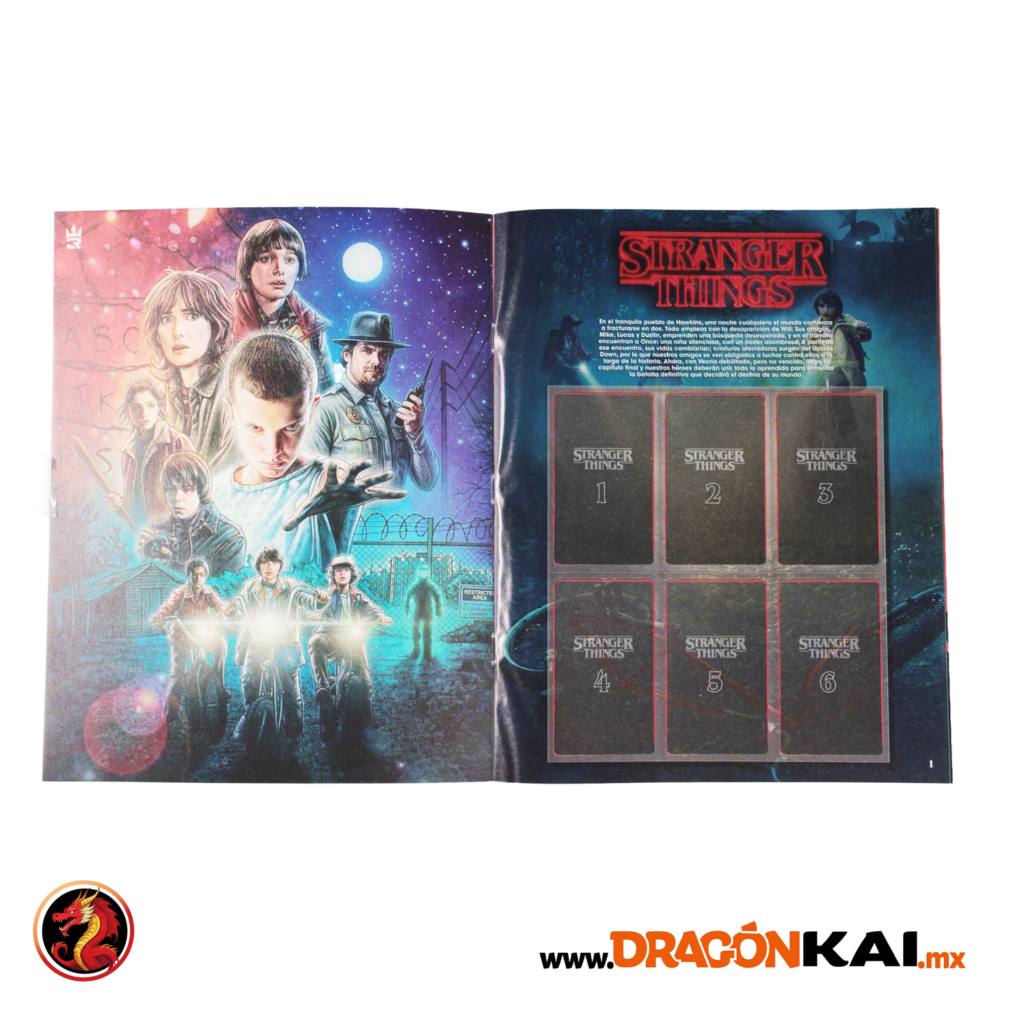 Álbum Stranger Things (Editorial 3R) + Set completo a pegar