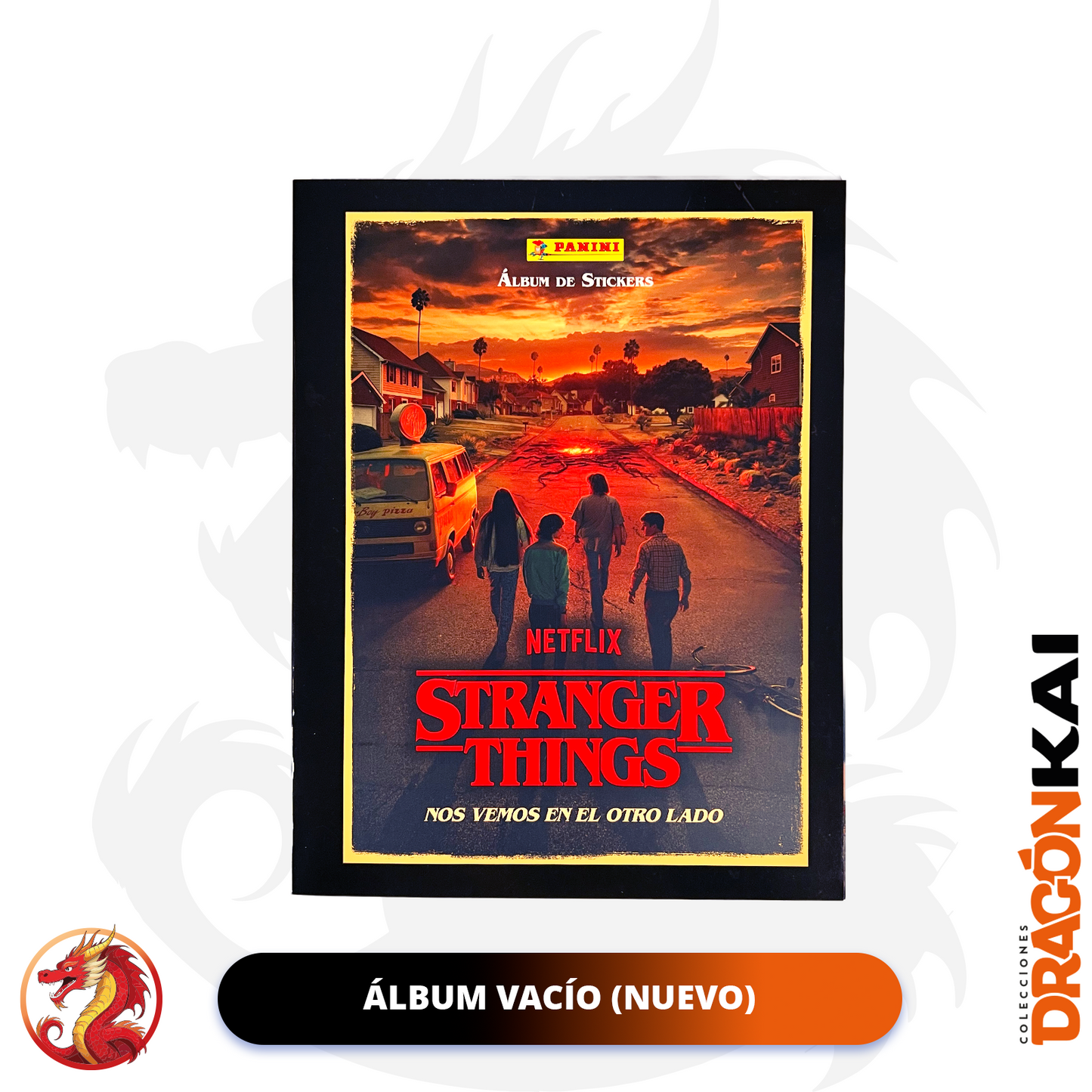 Álbum Stranger Things (Panini 2024) + Set completo a pegar