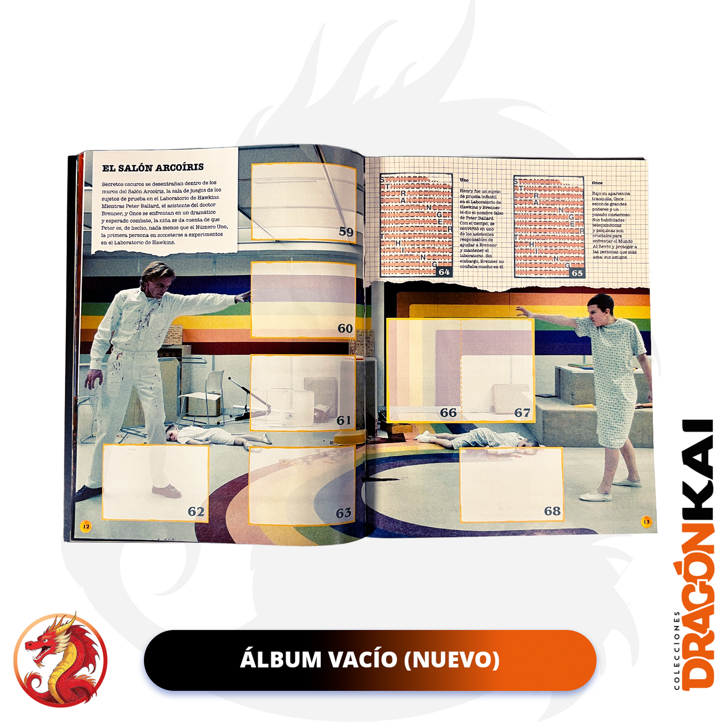 Álbum Stranger Things (Panini 2024) + Set completo a pegar