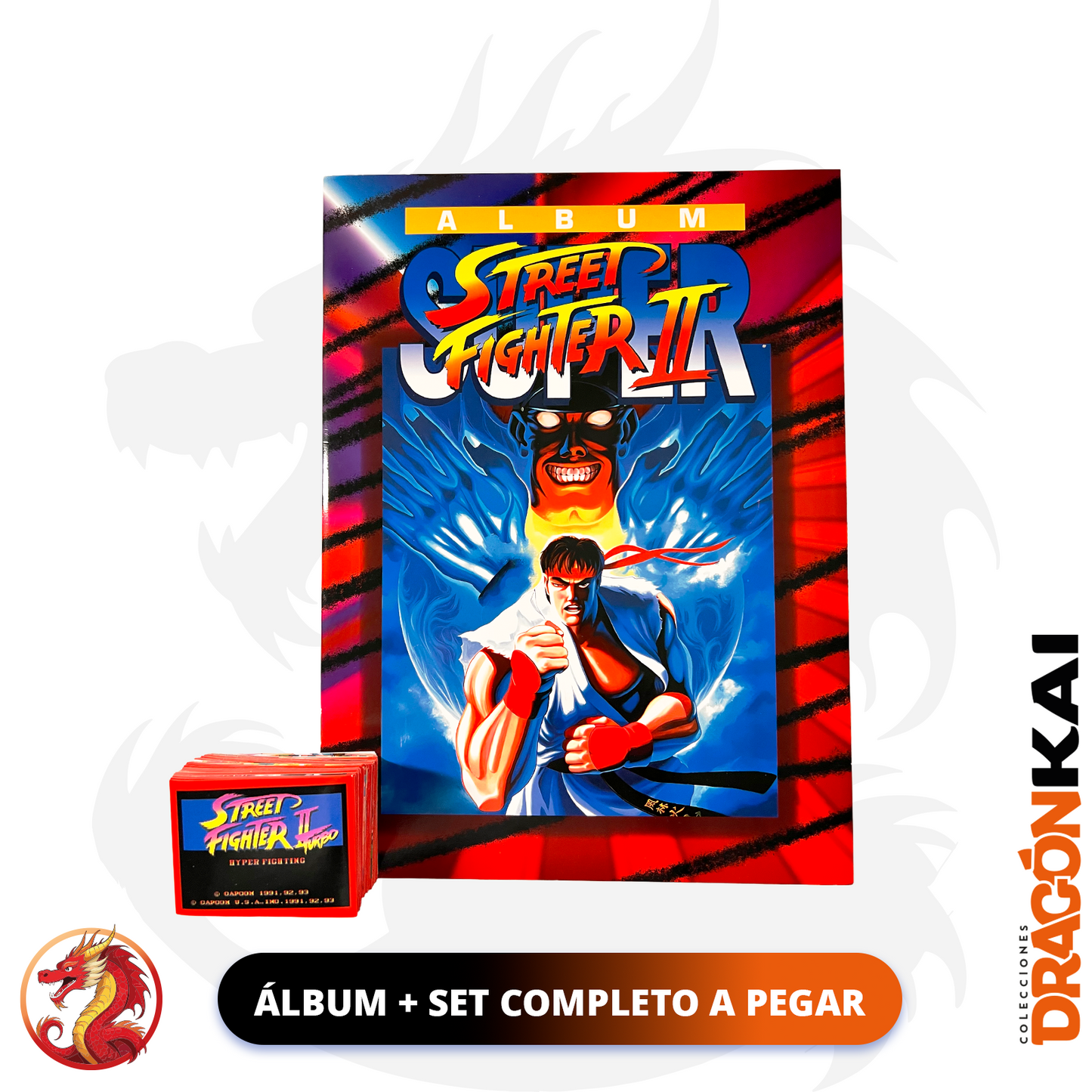 Álbum Street Fighter II (Re. Salo) + Set completo a pegar