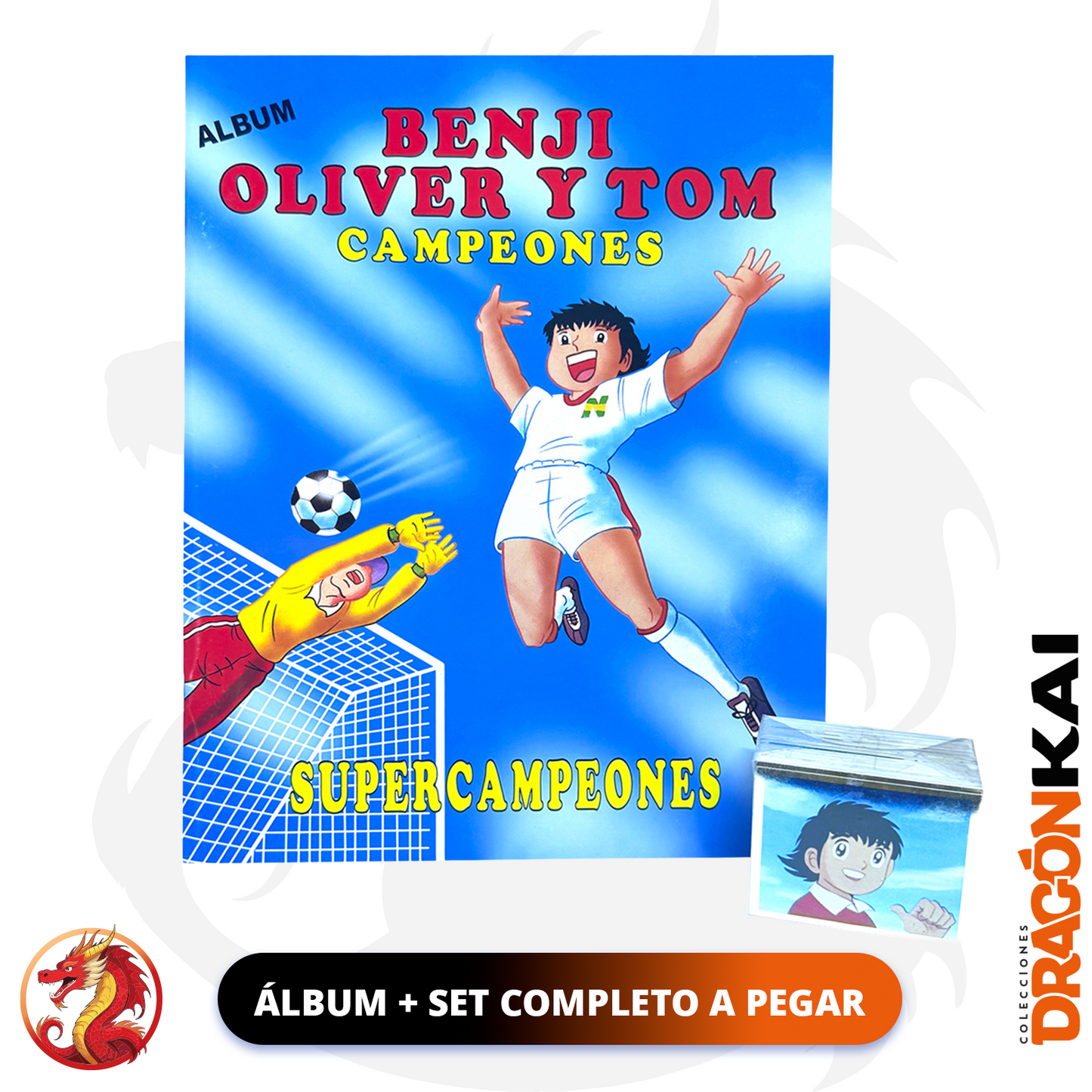 Álbum Super Campeones (Re. Navarrete) + Set completo a pegar