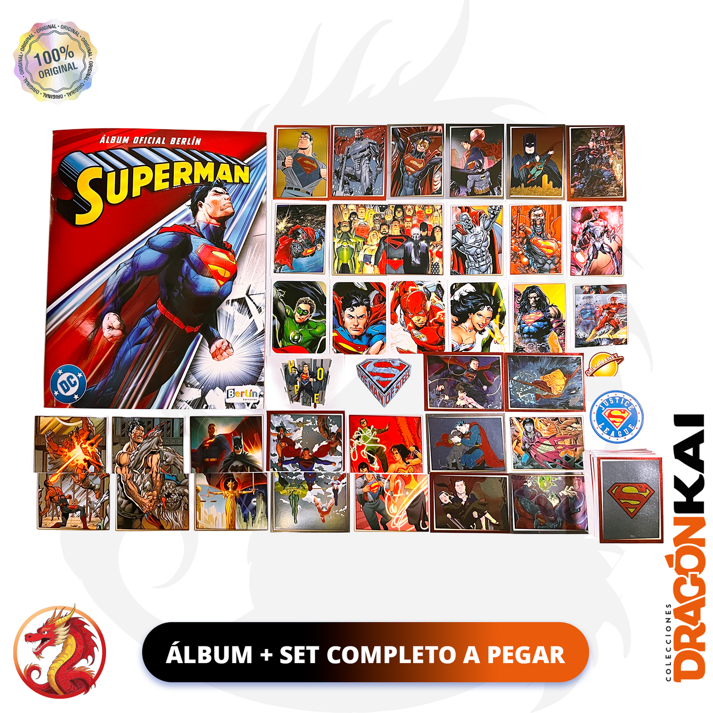 Álbum Superman (Editorial Berlín) + Set completo a pegar