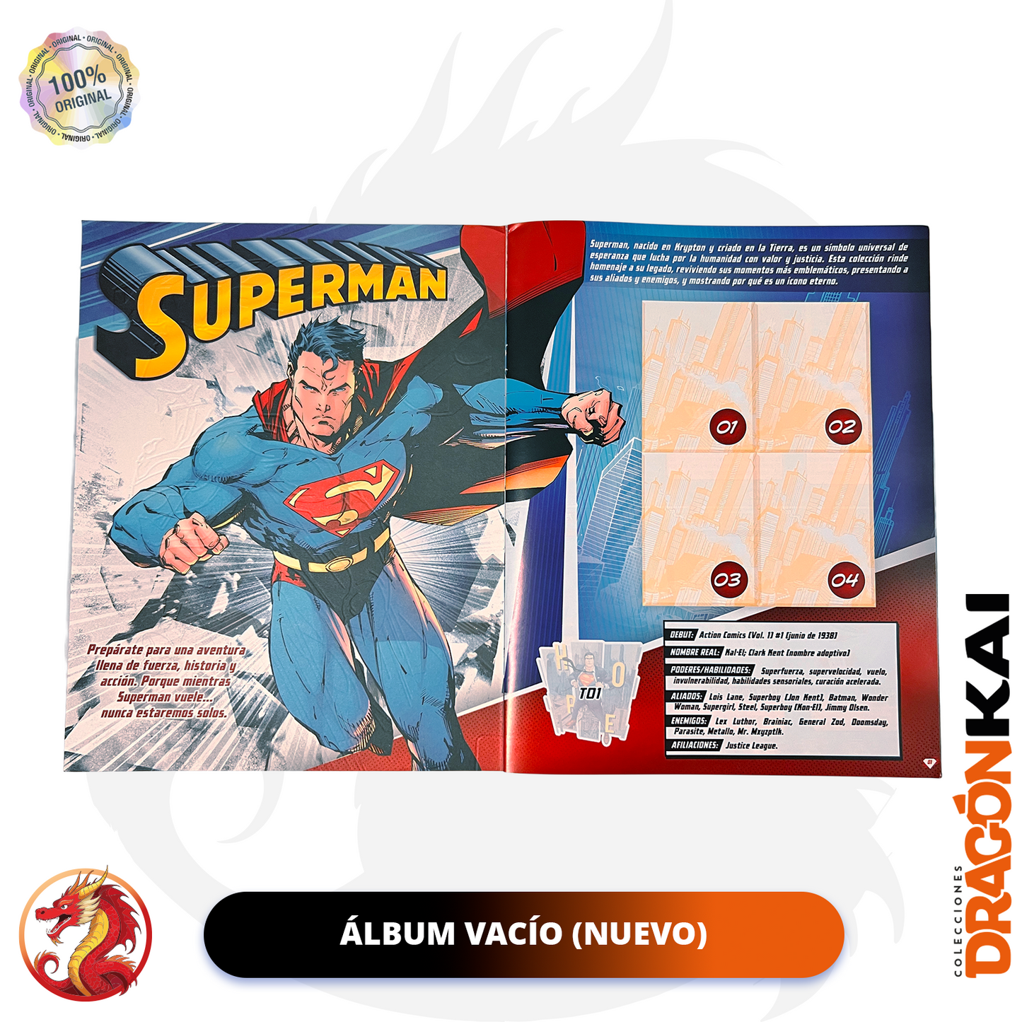 Álbum Superman (Editorial Berlín) + Set completo a pegar