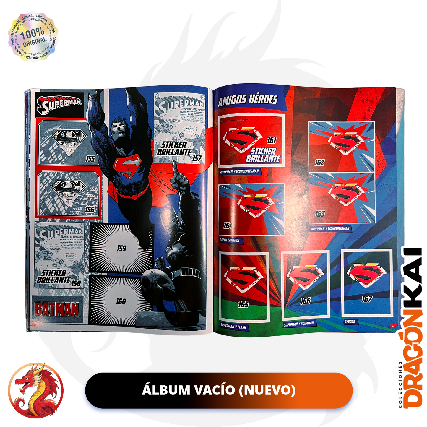 Álbum Superman (Editorial Berlín) + Set completo a pegar