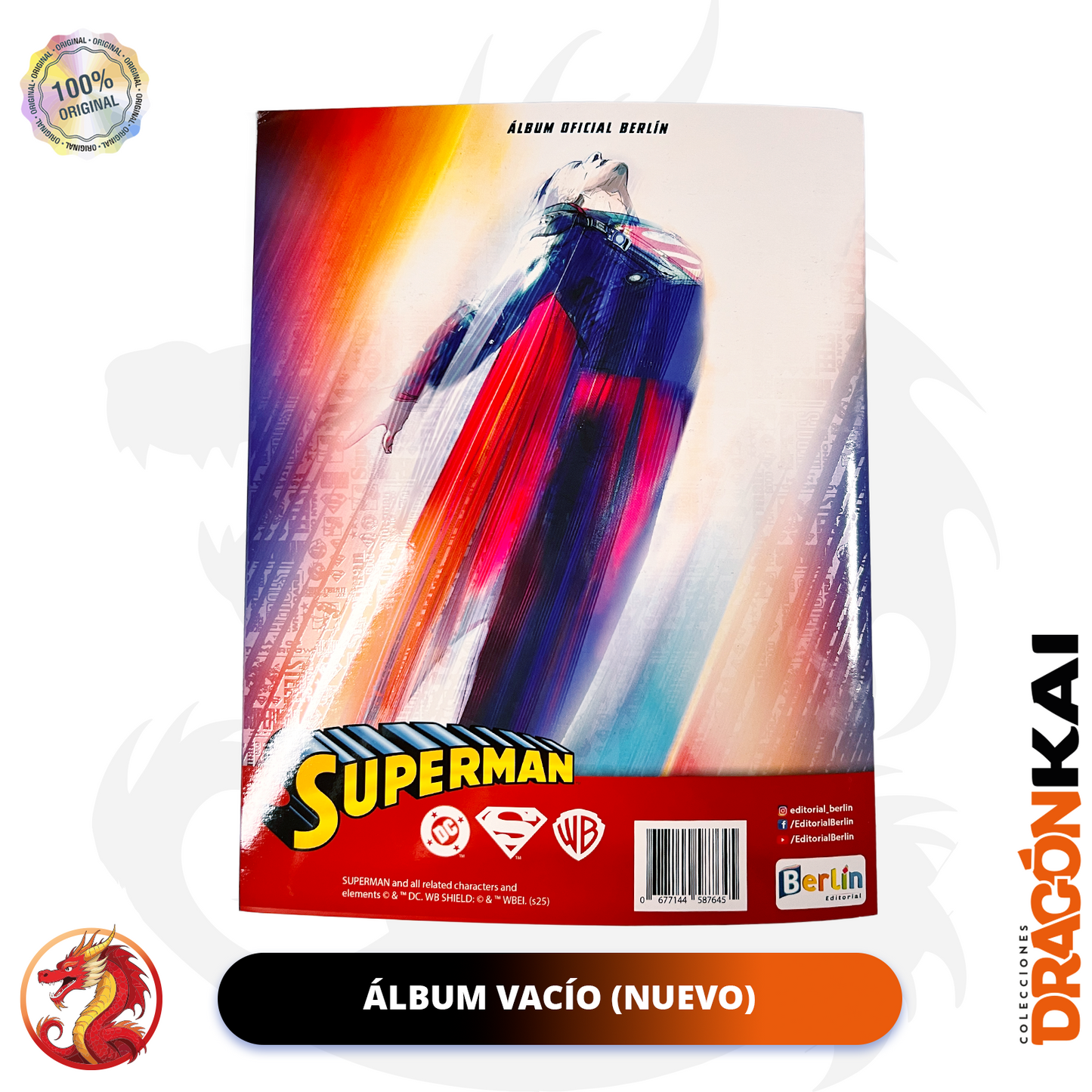 Álbum Superman (Editorial Berlín) + Set completo a pegar