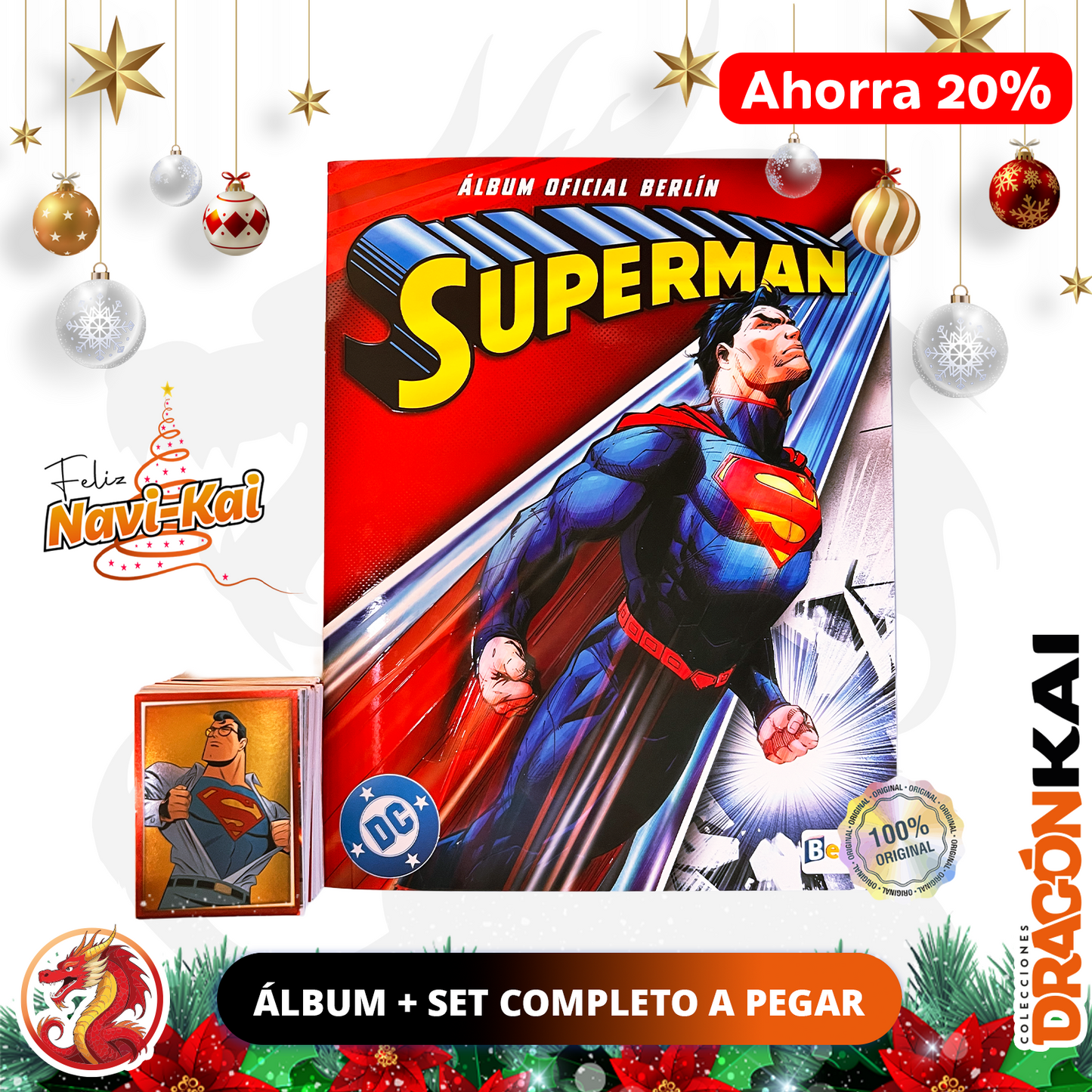 Álbum Superman (Editorial Berlín) + Set completo a pegar