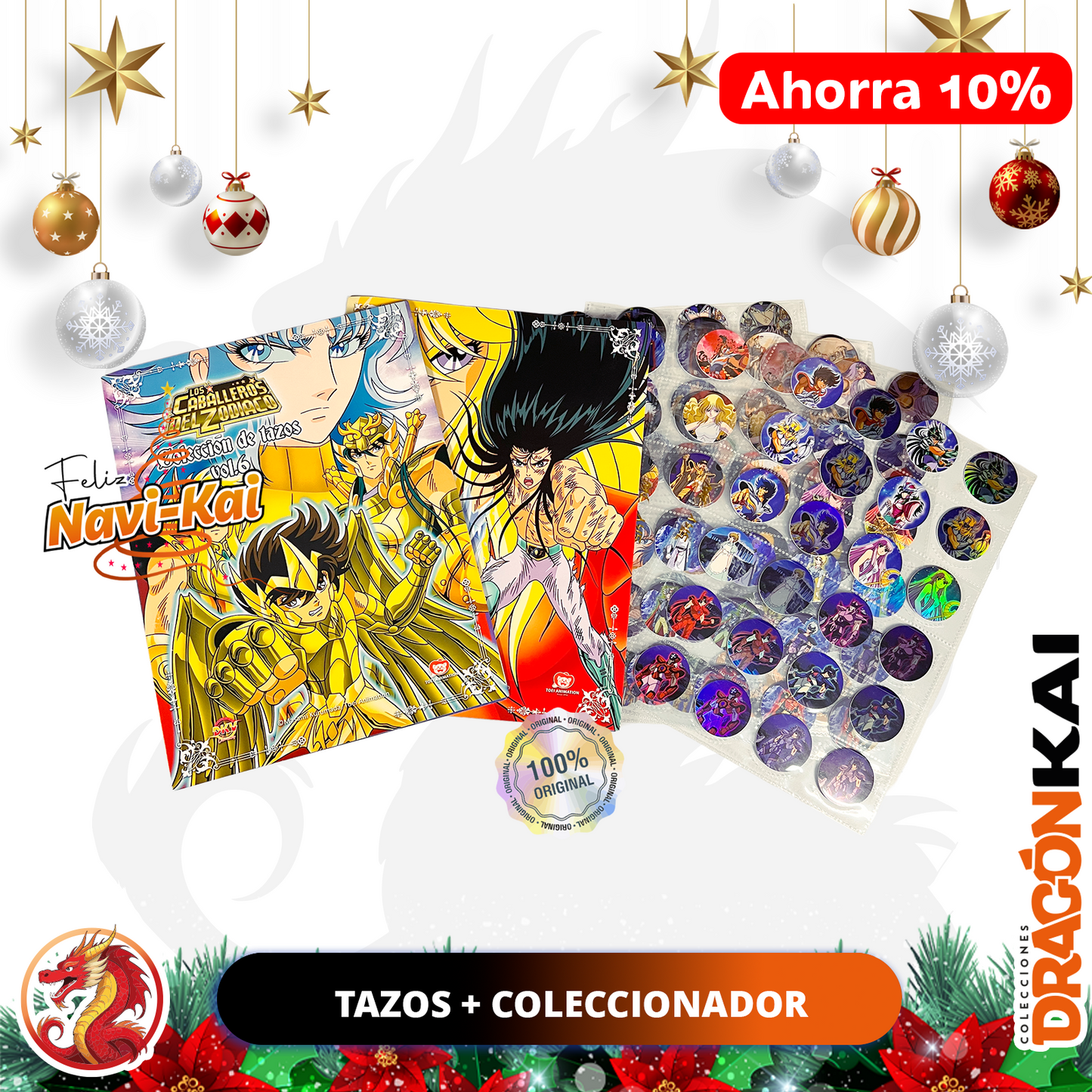 Tazos Caballeros del Zodiaco Vol. 6 (DKV) | Colección completa