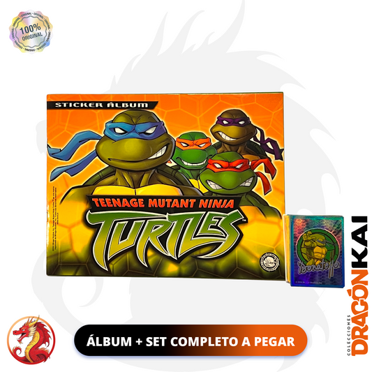 Álbum Tortugas Ninja (Navarrete) + Set completo a pegar