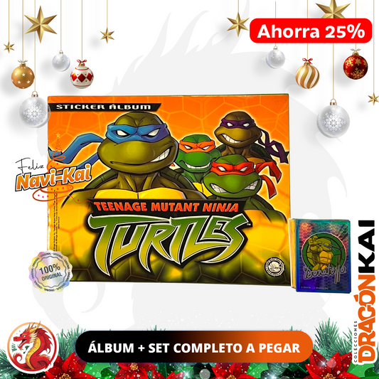 Álbum Tortugas Ninja (Navarrete) + Set completo a pegar