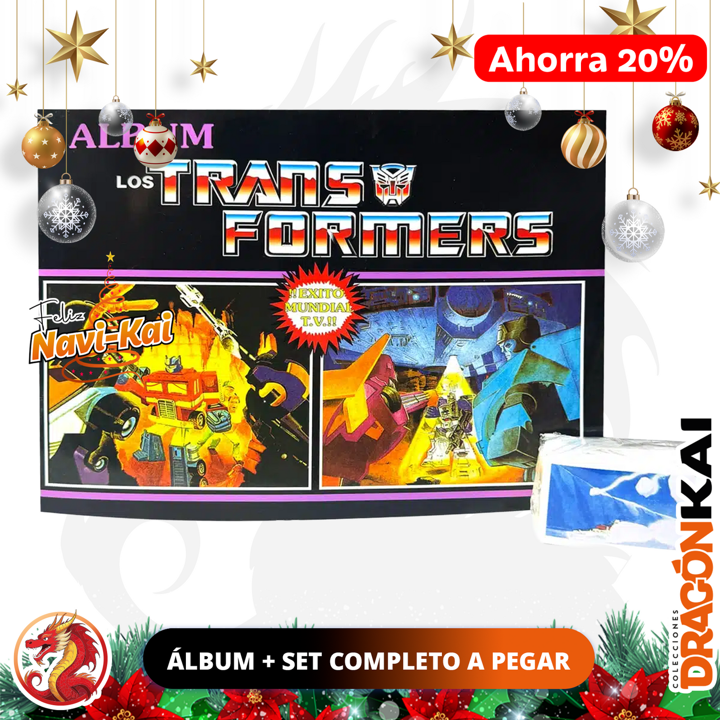 Álbum Los Transformers  + Set completoa pegar