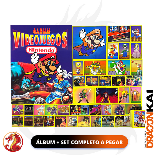 Álbum Videojuegos Nintendo (Re. Salo) + Set completo a pegar