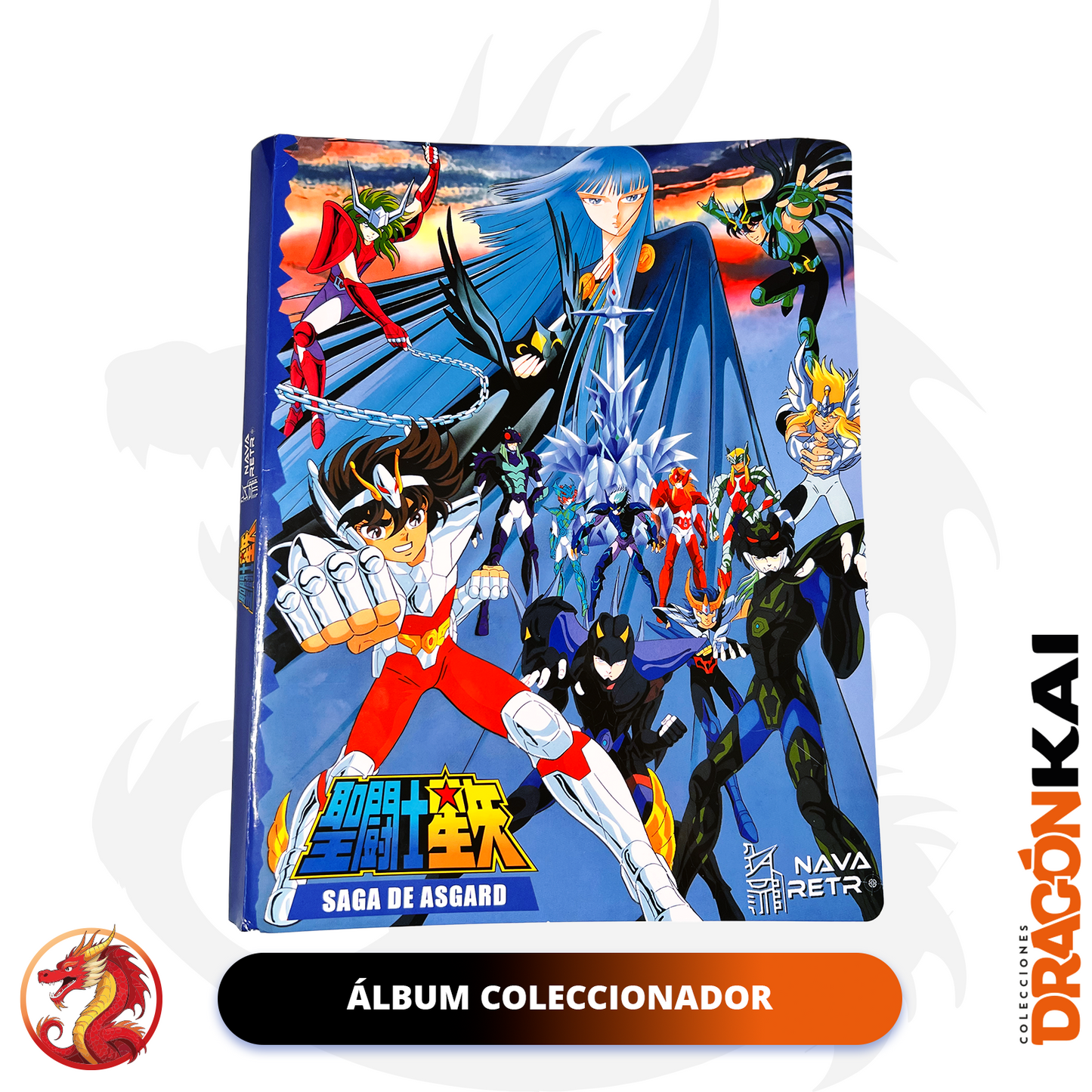 Tarjetas Caballeros del Zodiaco Vol. 4 - Saga de Asgard | Set Completo + Coleccionador