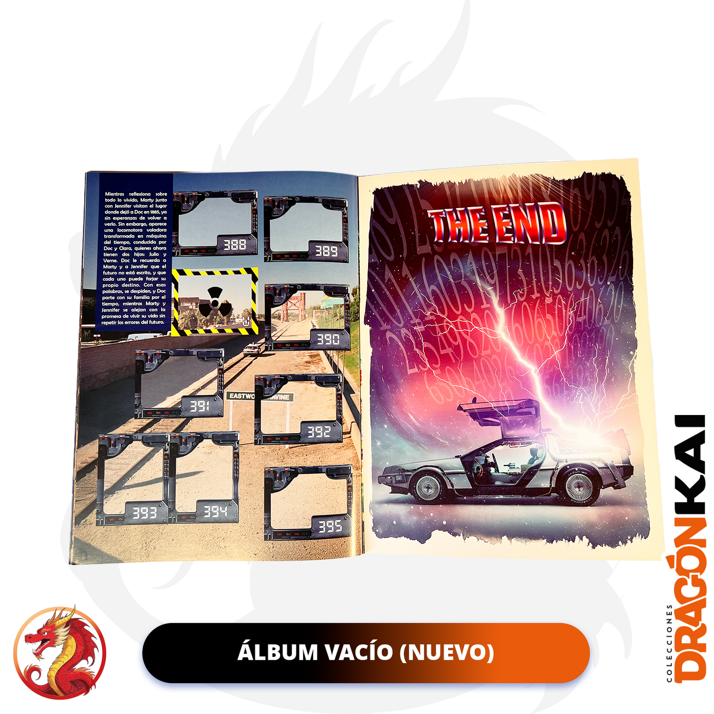 Álbum Volver al Futuro: Trilogía + Set completo a pegar