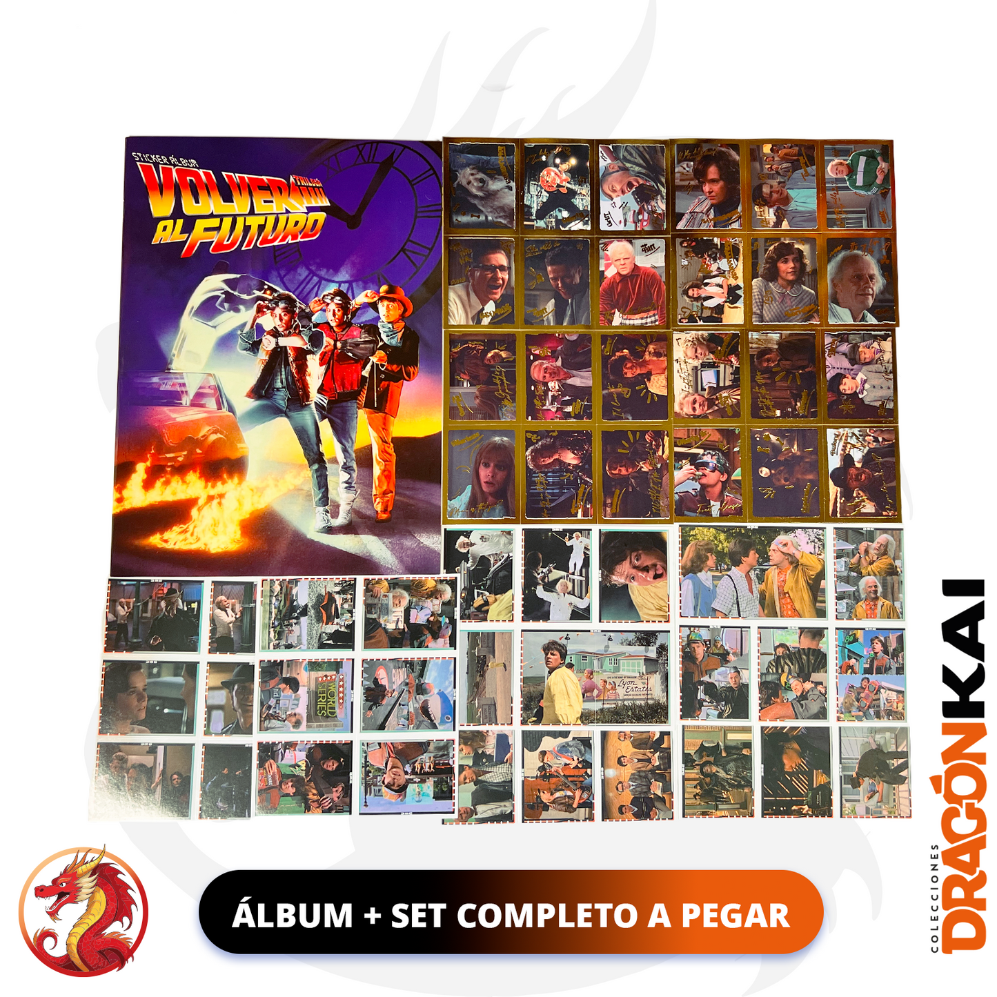 Álbum Volver al Futuro: Trilogía + Set completo a pegar