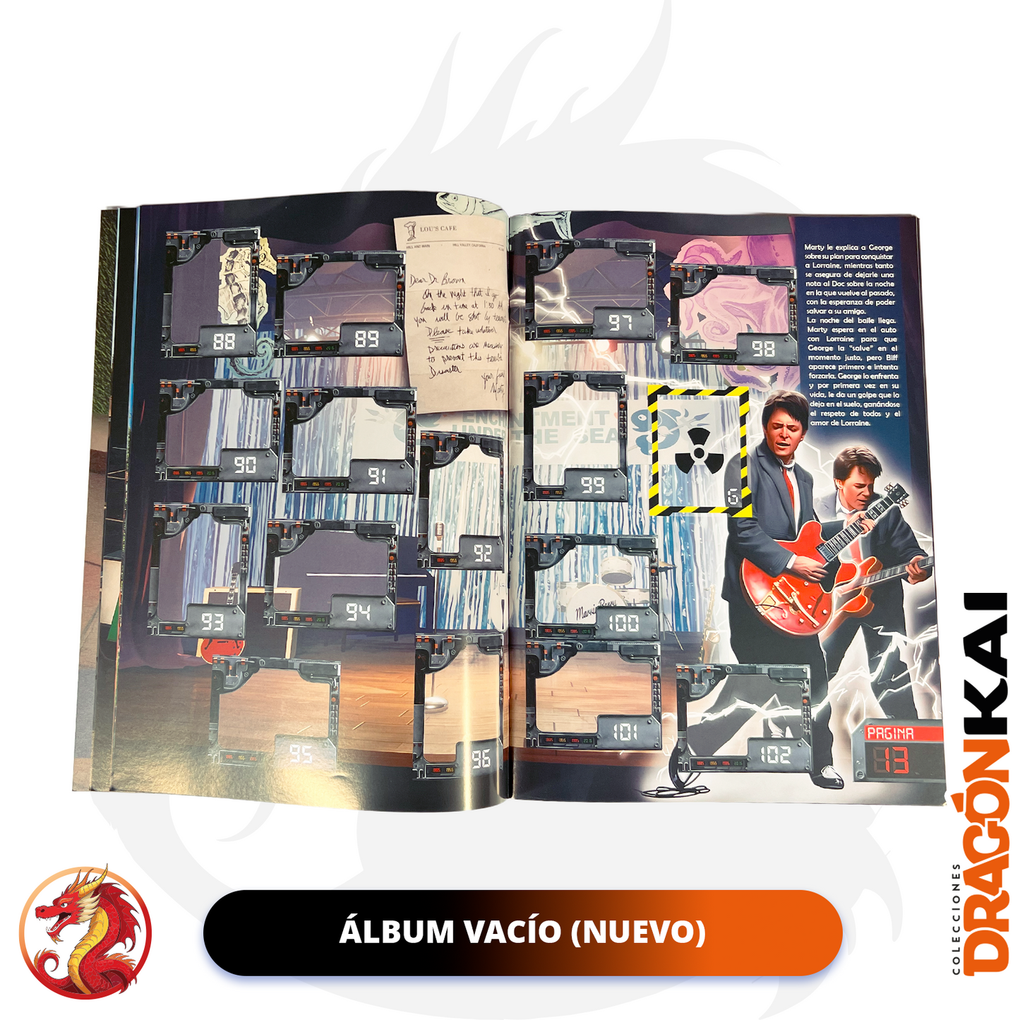 Álbum Volver al Futuro: Trilogía + Set completo a pegar