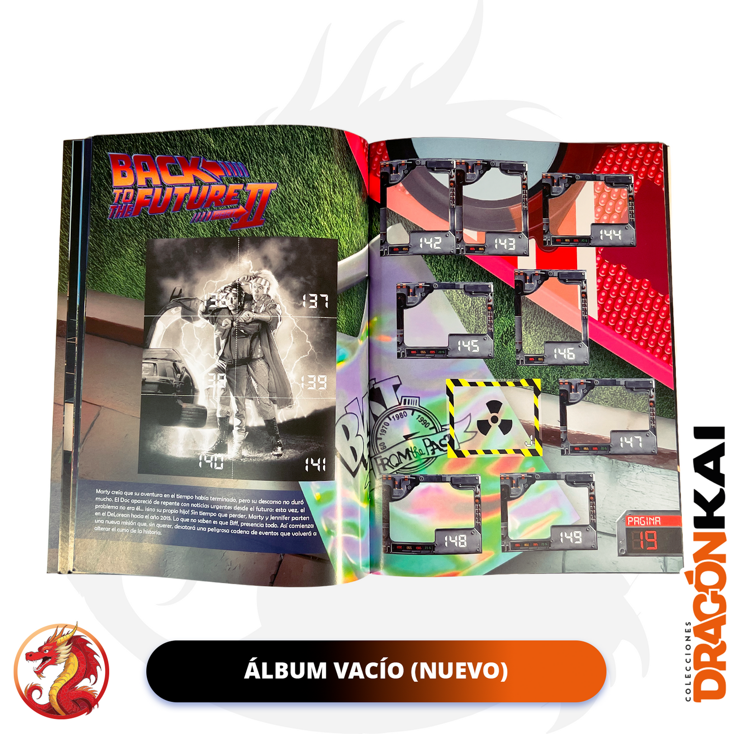 Álbum Volver al Futuro: Trilogía + Set completo a pegar
