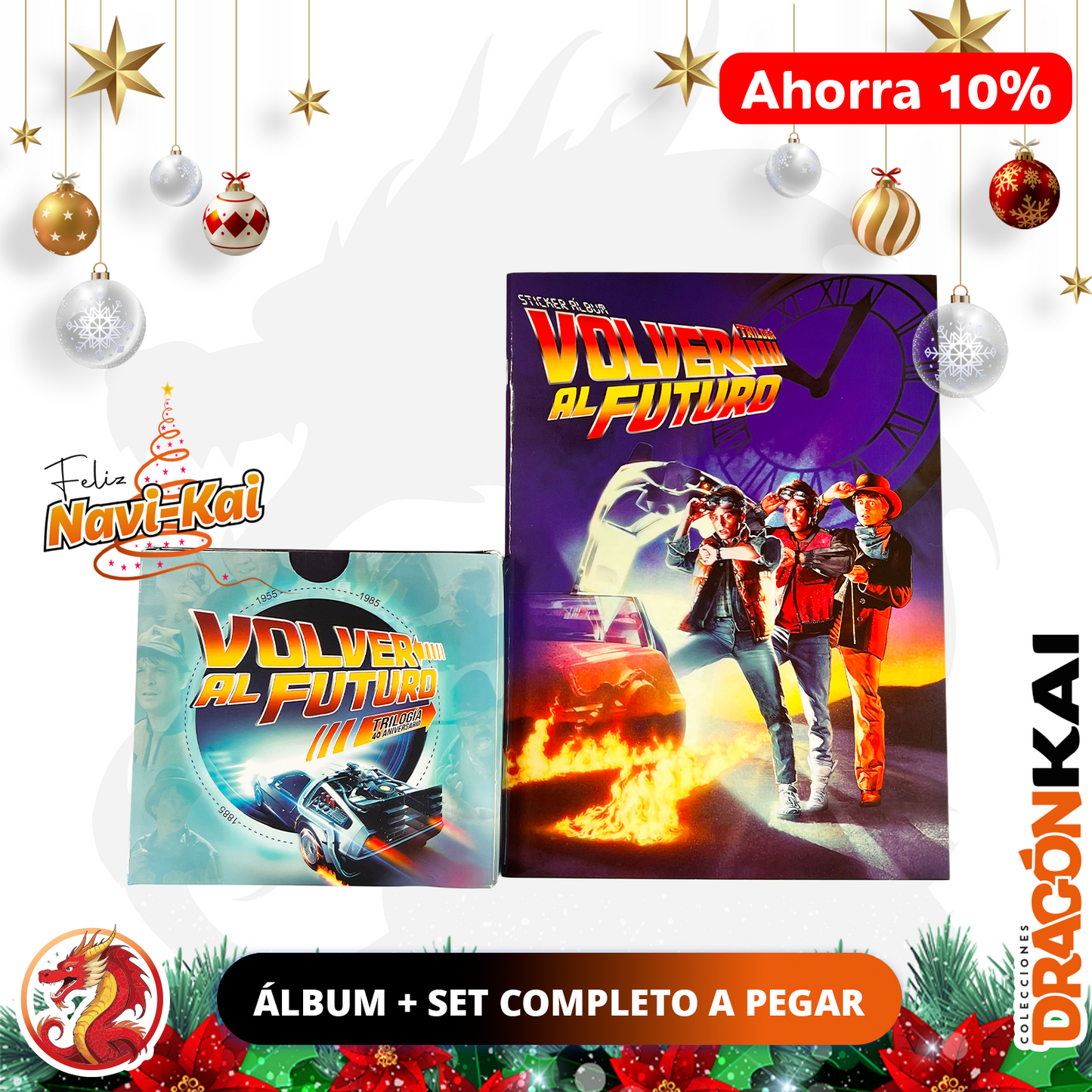 Álbum Volver al Futuro: Trilogía + Set completo a pegar