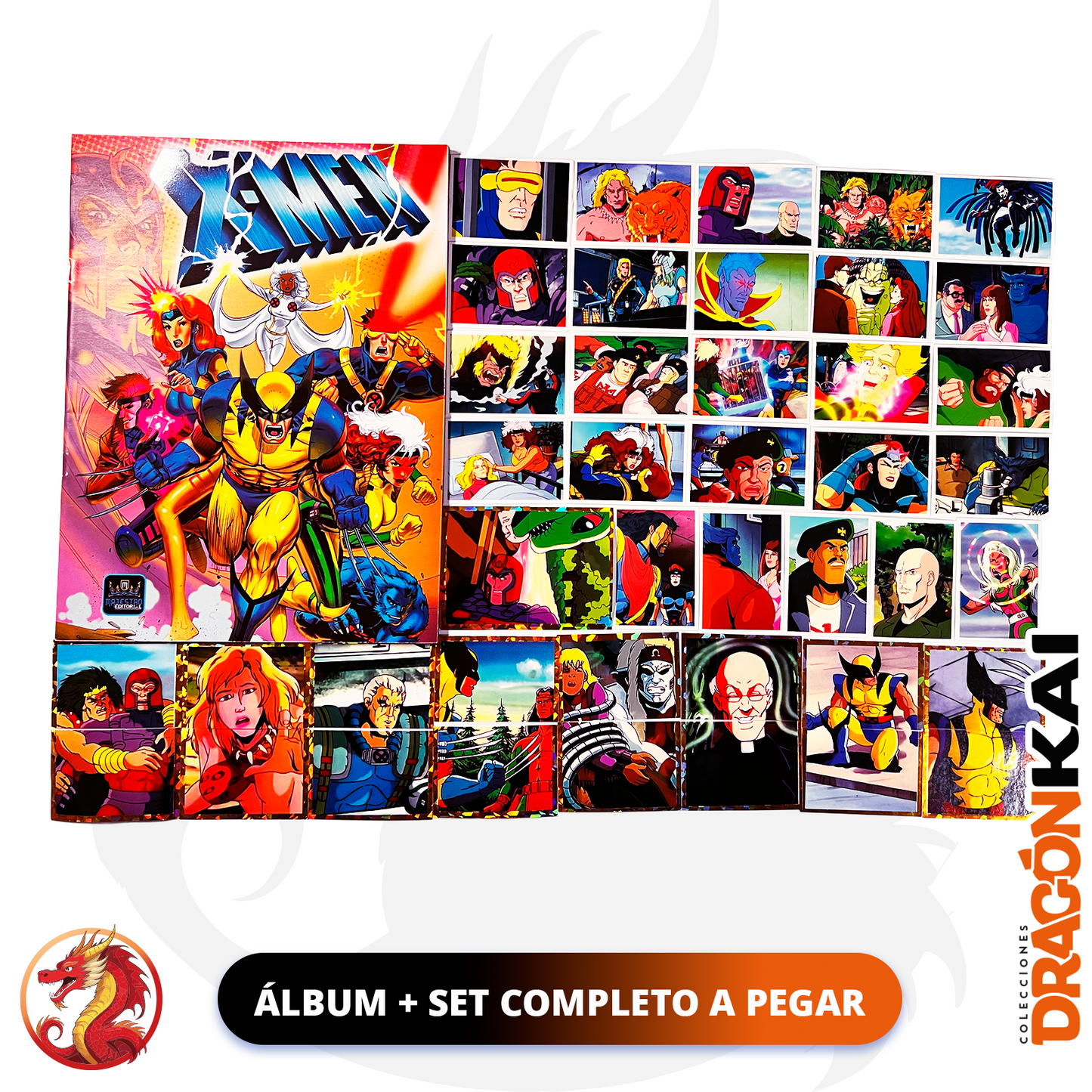 Álbum X-men + Set completo a pegar