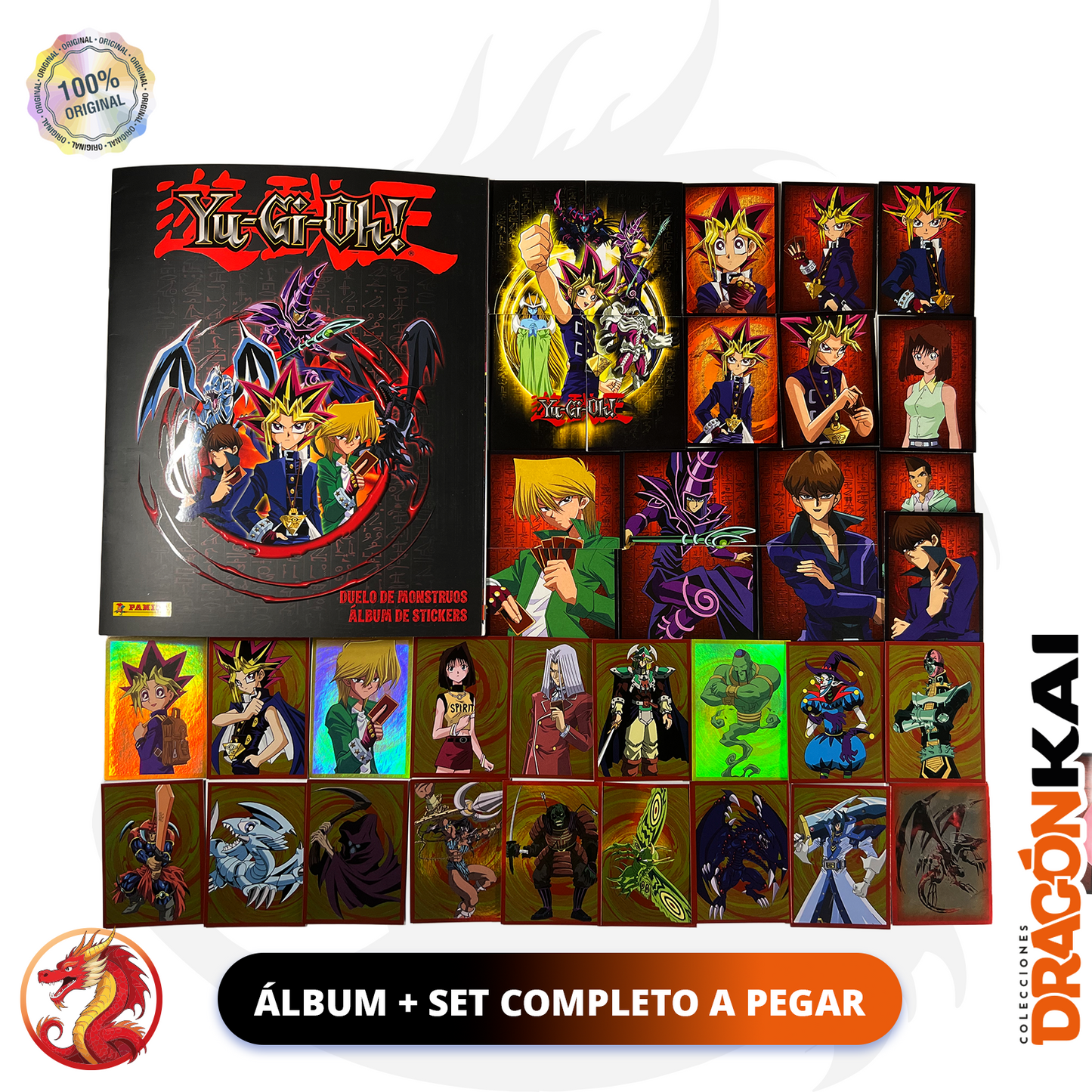 Álbum Yu-Gi-Oh! (Panini 2025) + Set completo a pegar