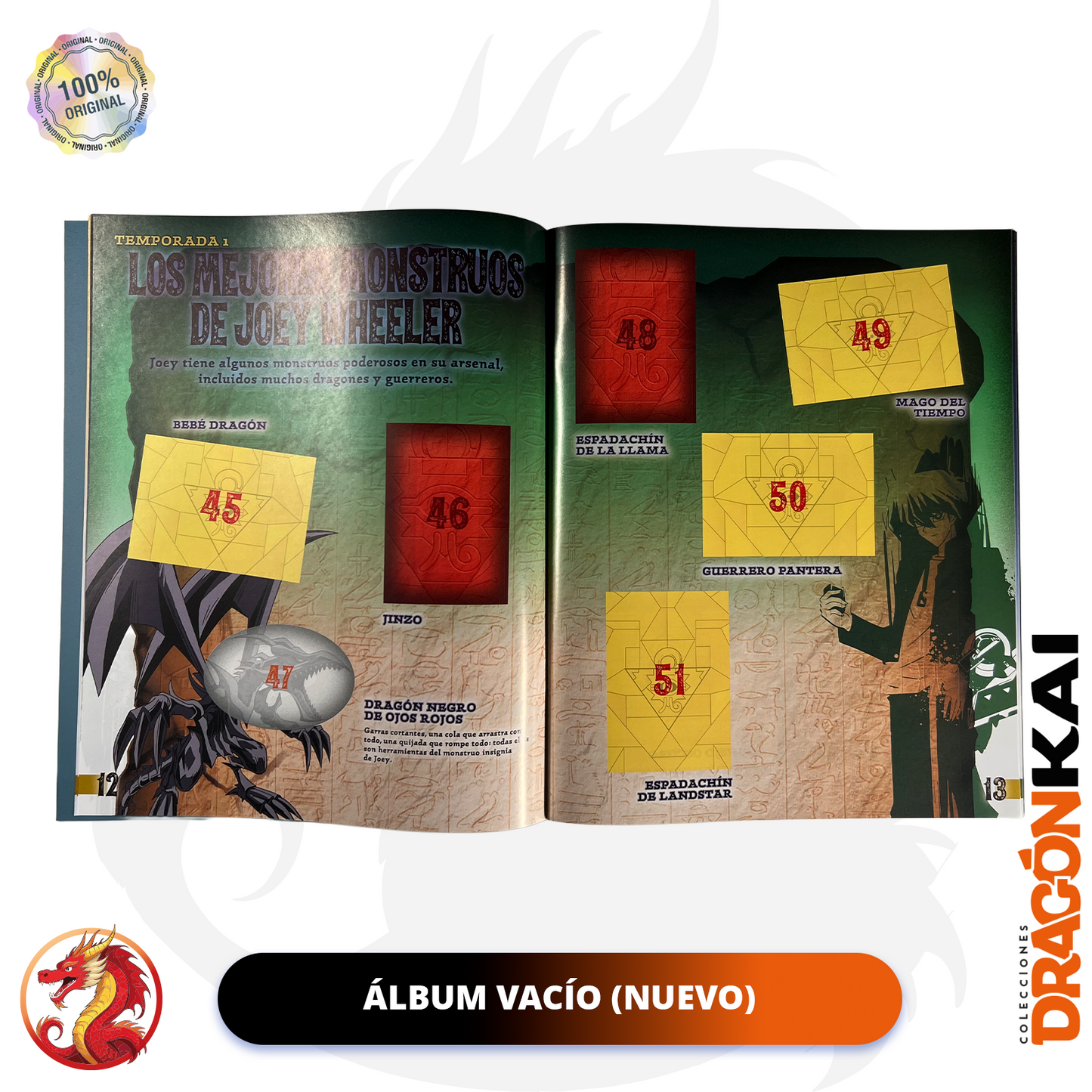 Álbum Yu-Gi-Oh! (Panini 2025) + Set completo a pegar